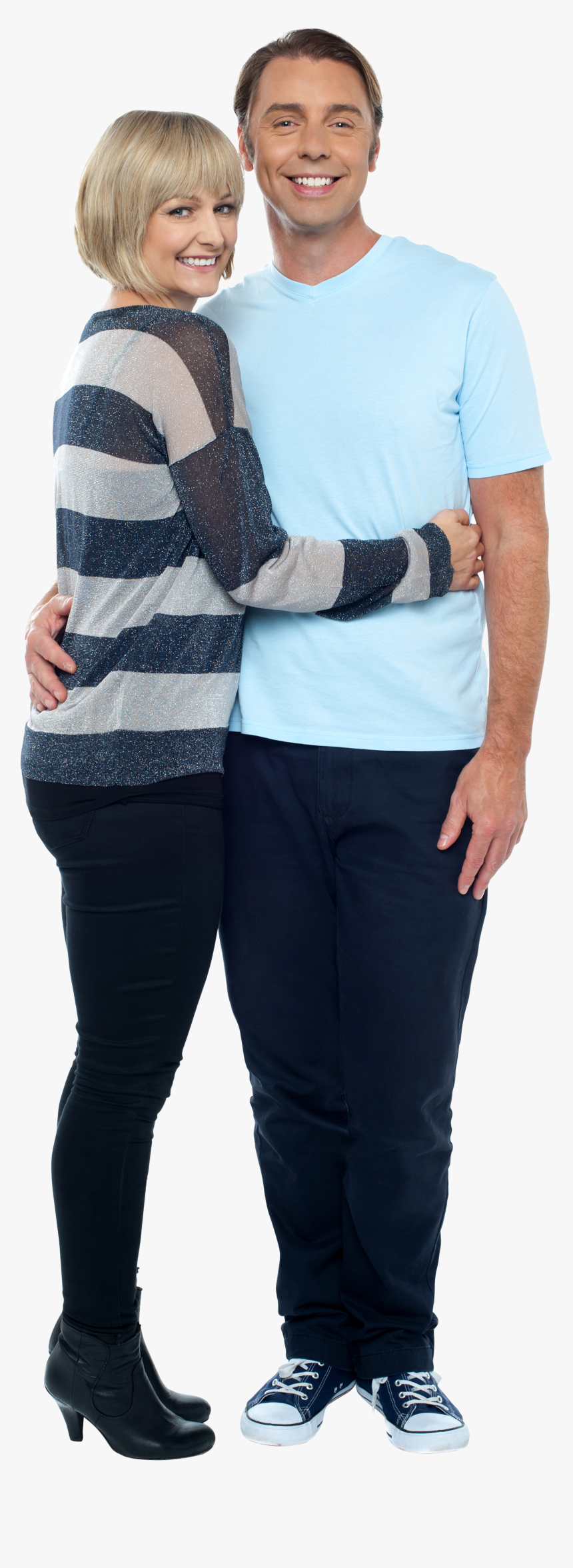 Husband Wife Png Image - Hombre Y Mujer Png, Transparent Png