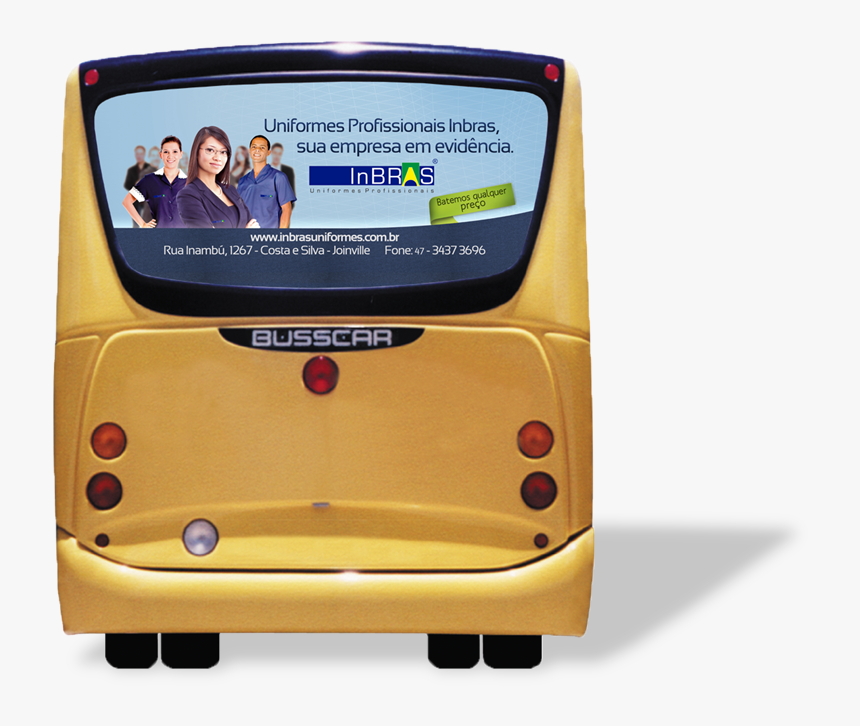 Onibus Vidro Traseiro, HD Png Download