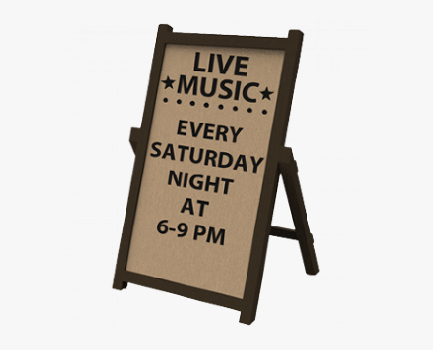 A-frame Sidewalk Sign - Sign, HD Png Download