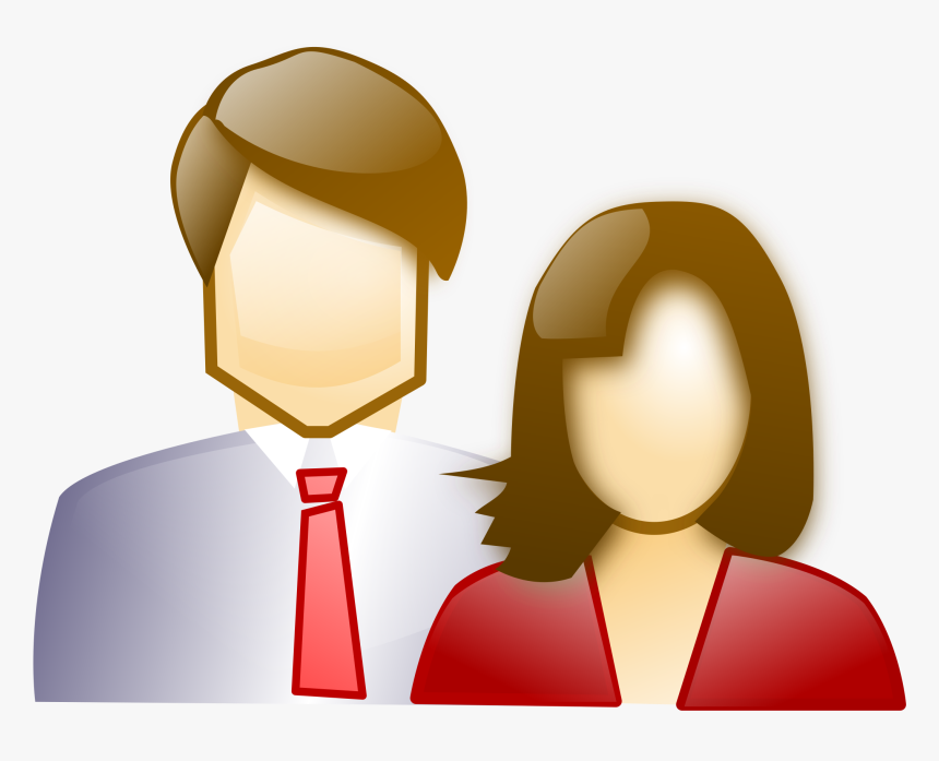 Man And Woman Cartoon, HD Png Download