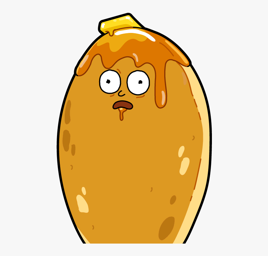 Transparent Pancakes Circle - Pocket Mortys Pancake Morty, HD Png Download