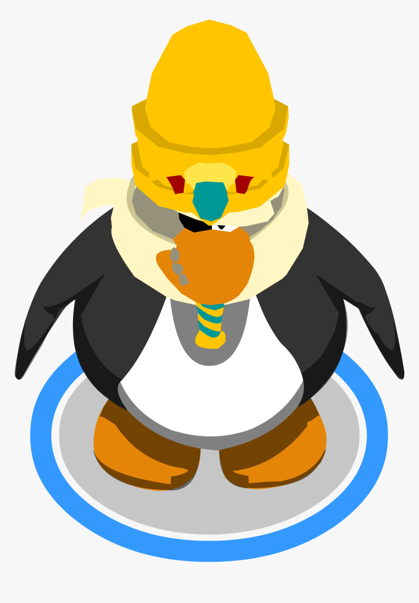 Tomb King Hat In-game - Club Penguin Pumpkin Head, HD Png Download