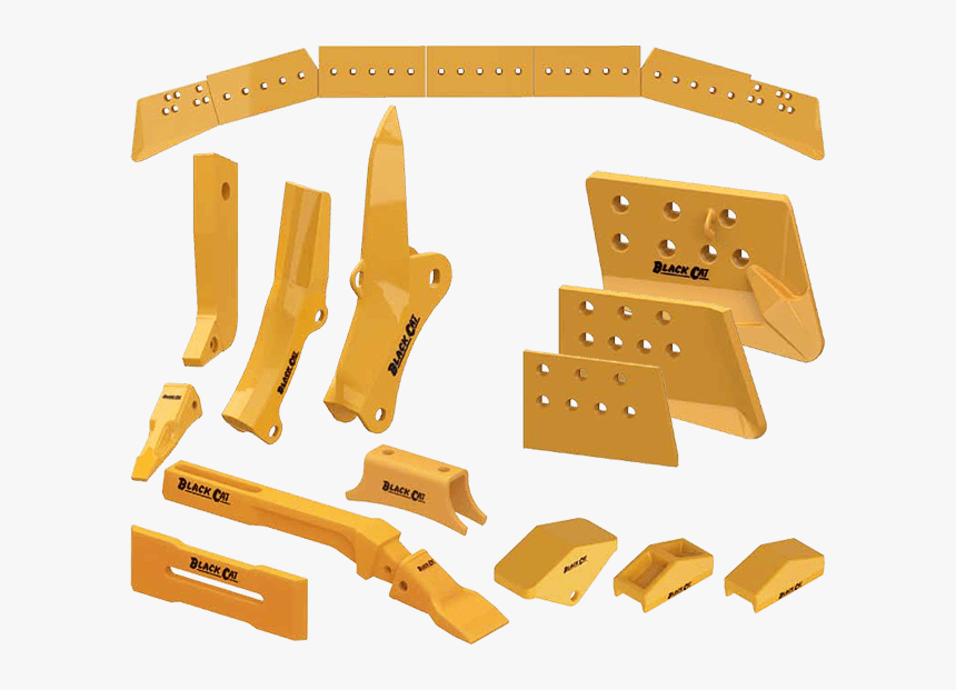 Bcwp-dozer Edges - Black Cat Gets Wear Parts, HD Png Download