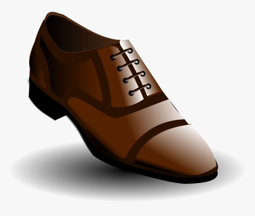 Zapato Bajo, Calzado, Brown, Prendas De Vestir - Leather Shoe Clipart, HD Png Download
