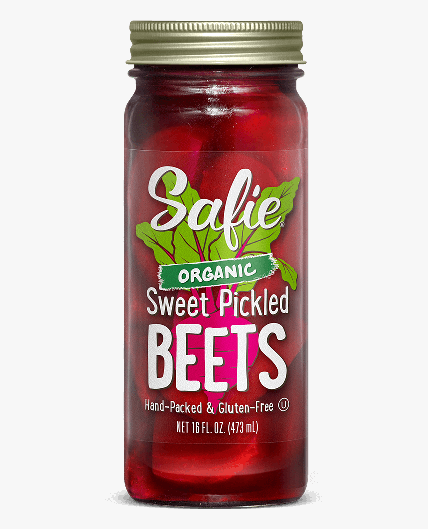 Safie Organic Sweet Pickled Beets 16 Fl Oz - Natural Foods, HD Png Download