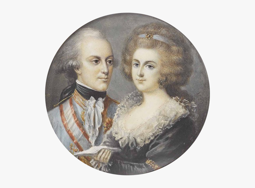 Albert Of Saxony-teschen And His Wife Marie Christine - Vintage Clothing, HD Png Download