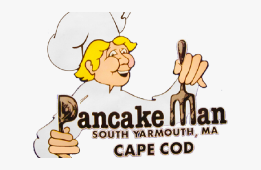 Pancake Clipart Pancake Man - Cartoon, HD Png Download
