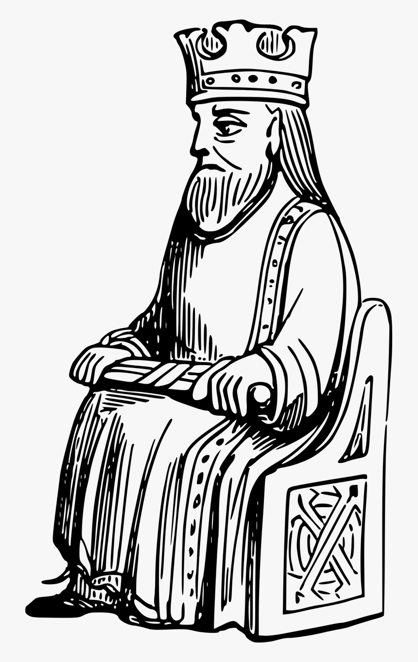 King Black And White Png, Transparent Png