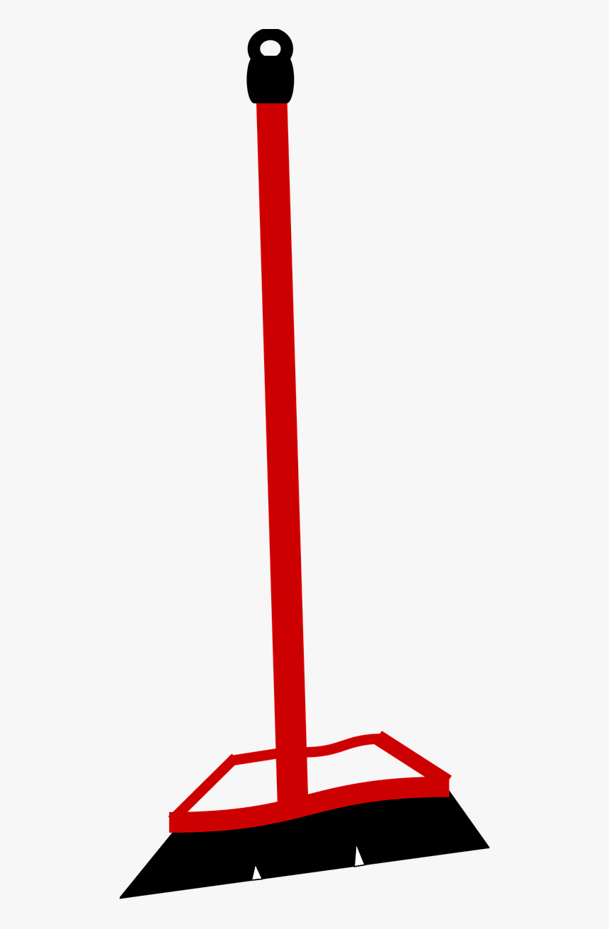 Red Broom Png, Transparent Png