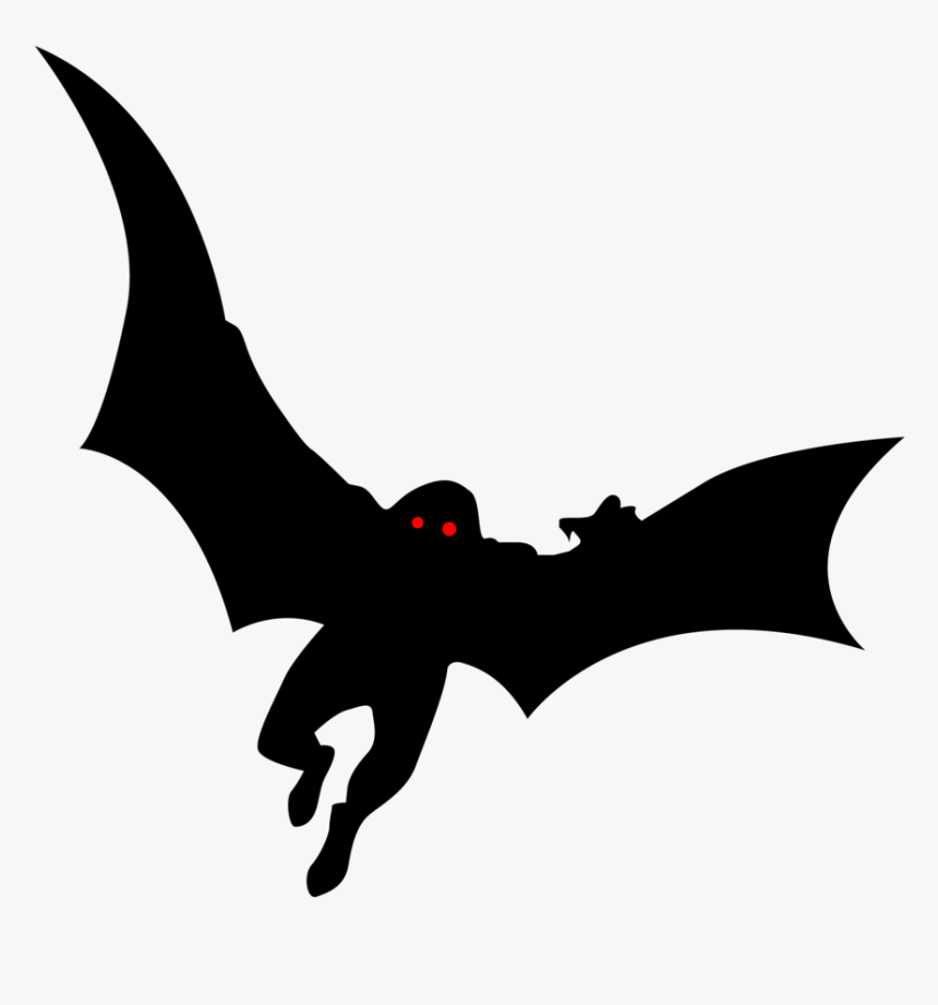 Transparent Ufo Clipart - Man Bat Png, Png Download