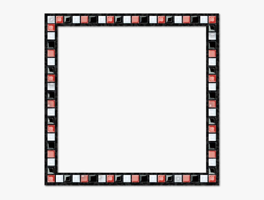 Clip Art Mosaico Preto Vermelho Branco, HD Png Download
