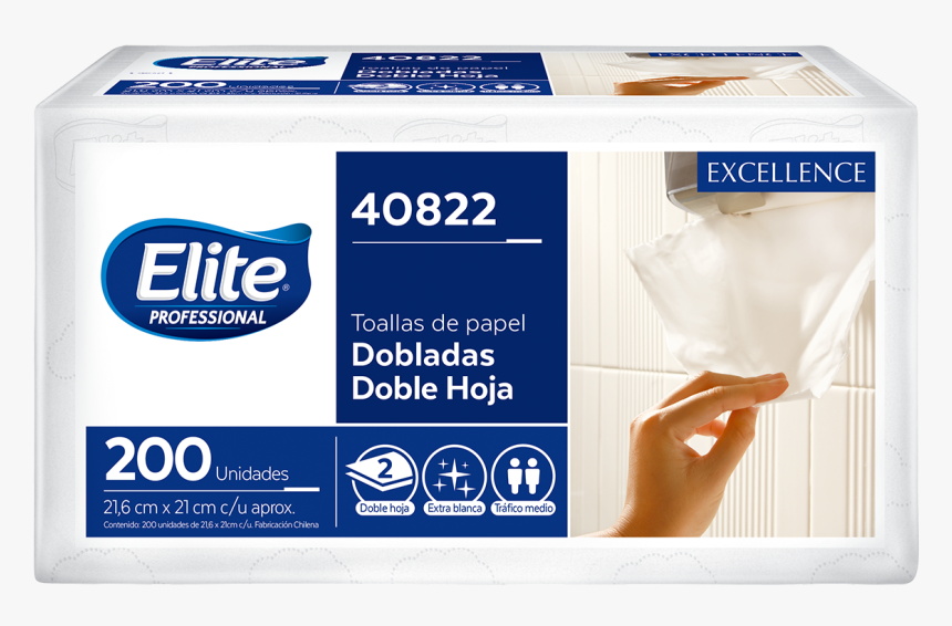 Toallas Intercaladas Excellence 18 X 200 Laminada - Toalla Interfoliada Elite, HD Png Download