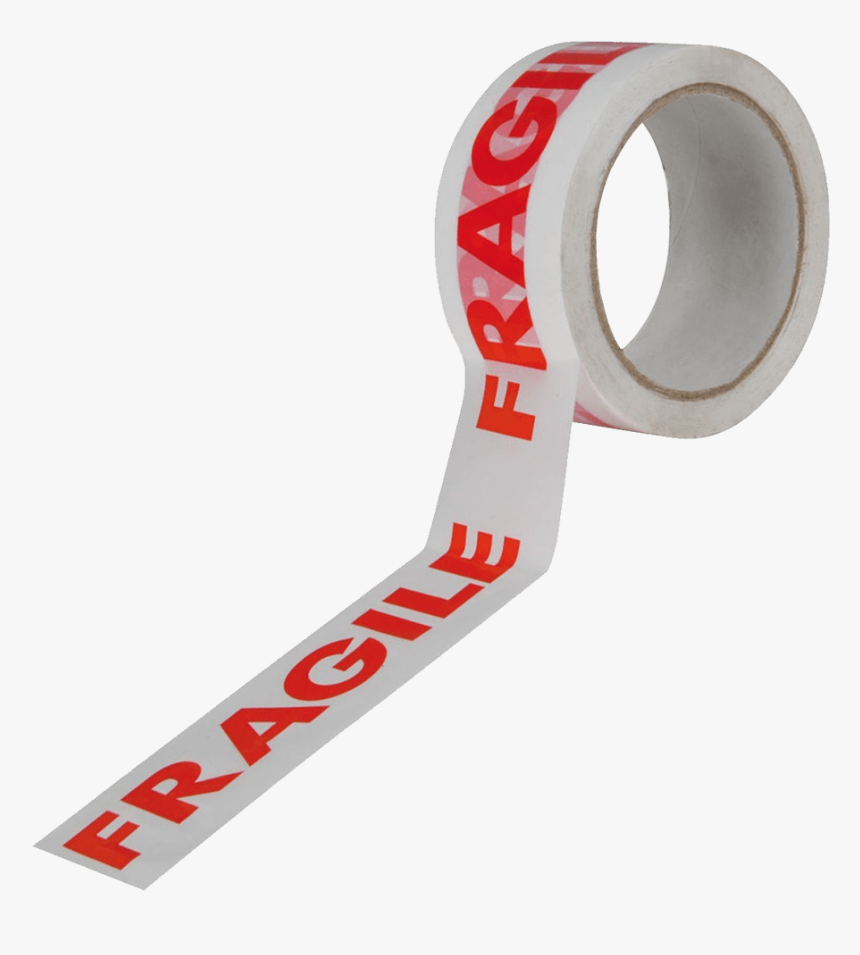 Fragile Tape Transparent Image - Packing Tape Transparent Background, HD Png Download