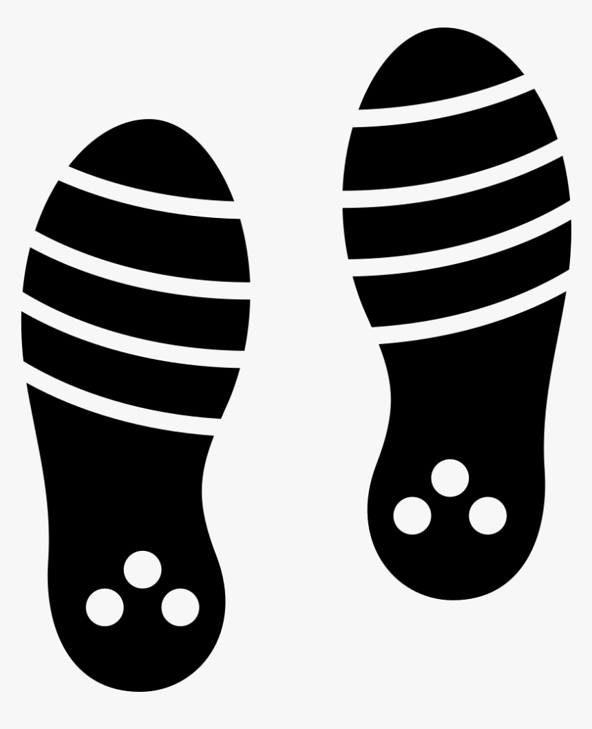 Llama Clipart Footprint - Dấu Giày, HD Png Download