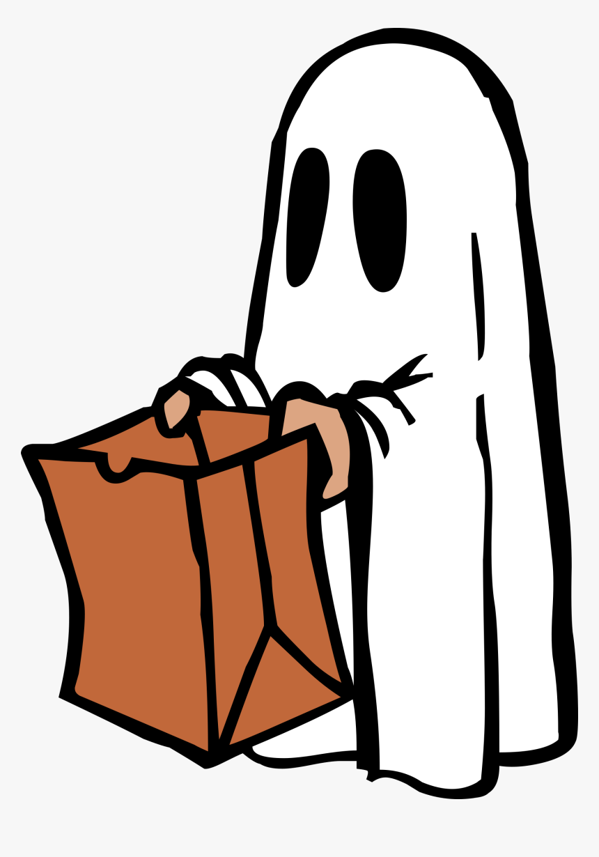 Ghost Clip Playground Transparent Clipart Free Ya Png - Ghost Trick Or Treat, Png Download