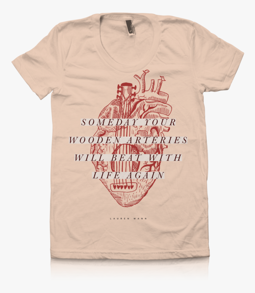 Wooden Heart - Jackalope T Shirt, HD Png Download
