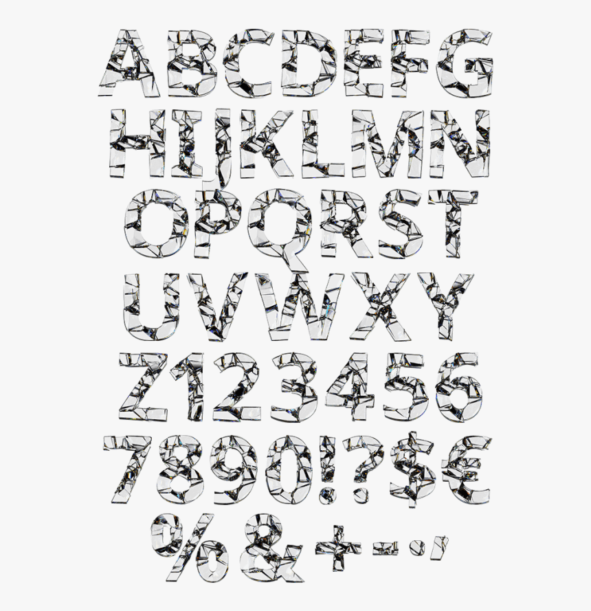 Fragile Glass Font - Fragility Font, HD Png Download