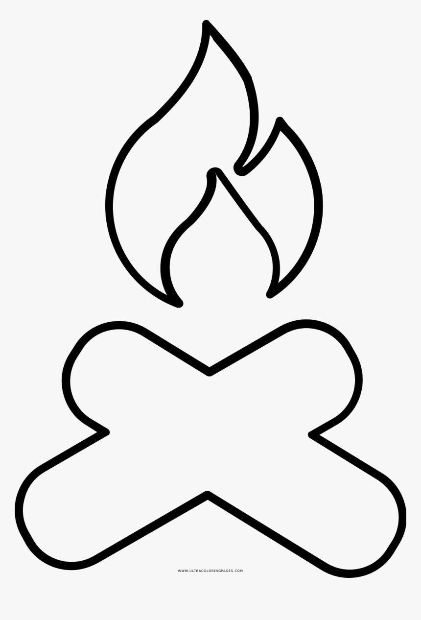 Dibujo De Fuego Para Colorear Ultra Coloring Pages - Dibujos Png Para Colorear, Transparent Png