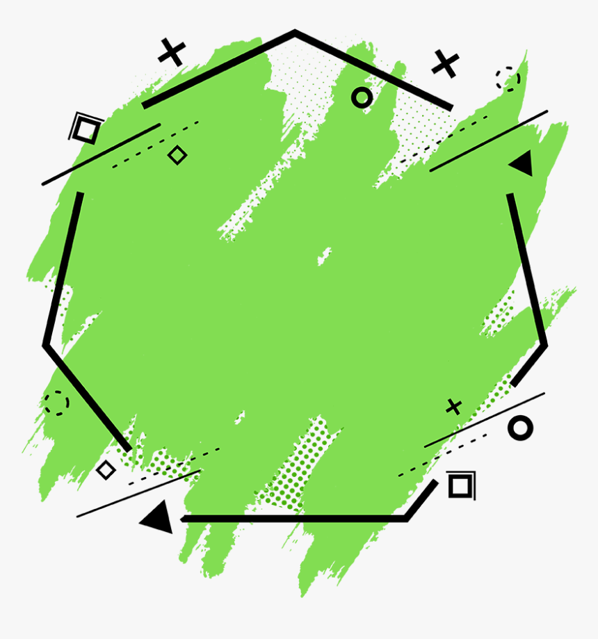 Transparent Green Splatter Png - Illustration, Png Download