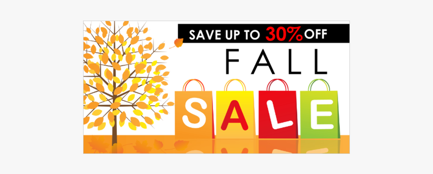 Fall Season Sale Banner, HD Png Download