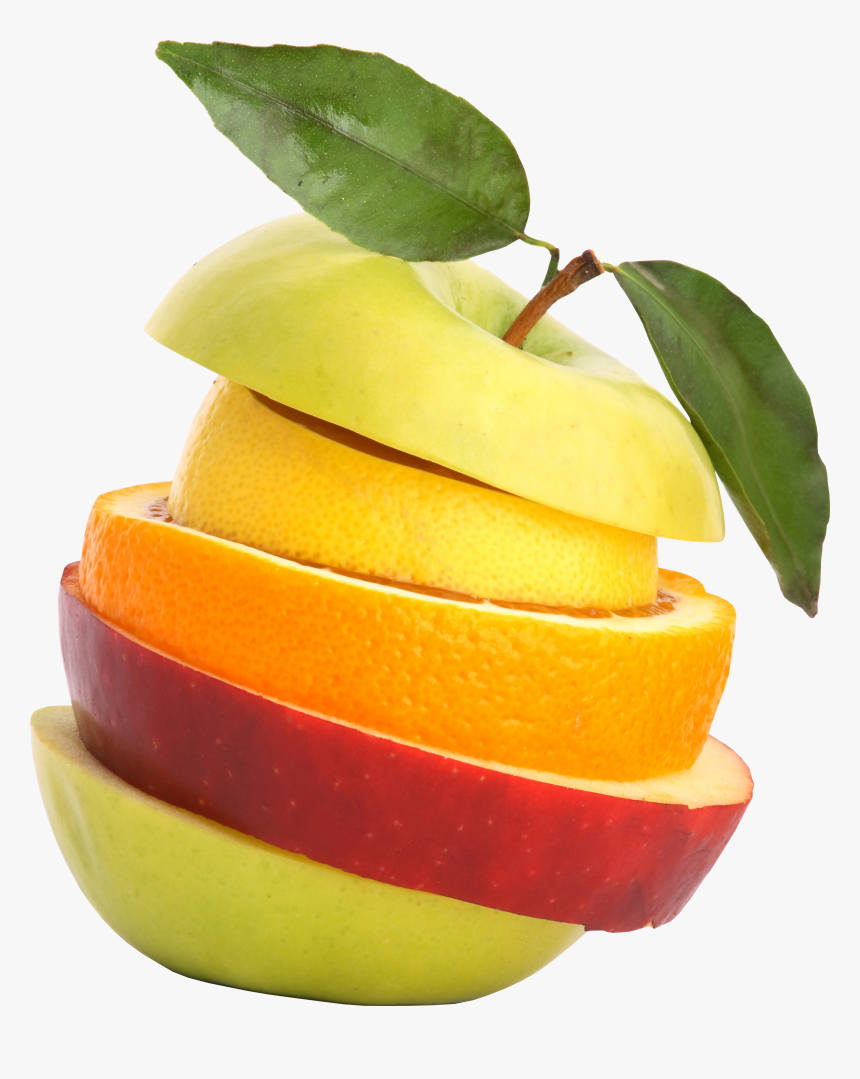 Sliced Apple Transparent Background - Fruit Pictures Transparent Background, HD Png Download