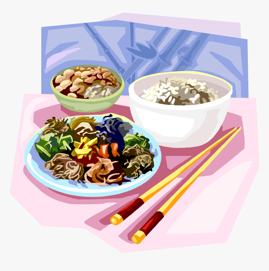 Noodles Clipart Dinner Chinese - Asian Clip Art, HD Png Download