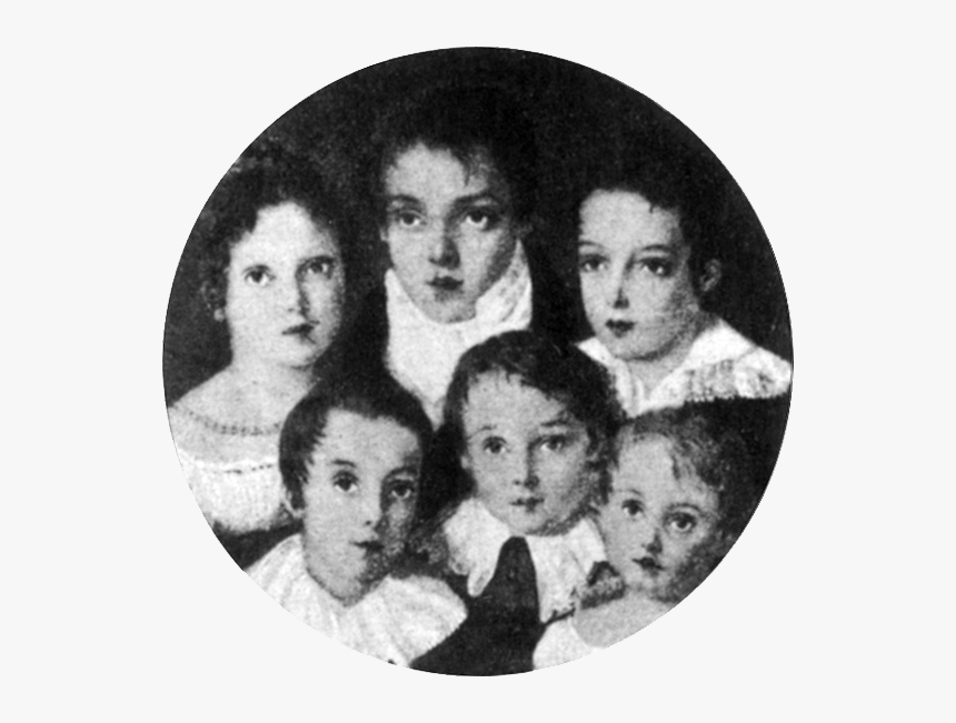 Ana Luisa De Loreto Wife Of Caxias With Siblings - Label, HD Png Download