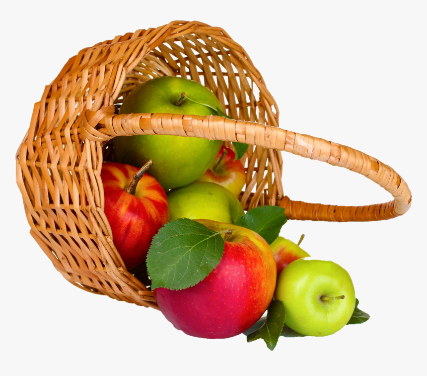 Basket Of Apple Png Royalty-free Image - Apple Basket Png, Transparent Png