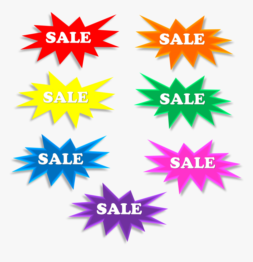 Sale-1326157 - Sale Star, HD Png Download