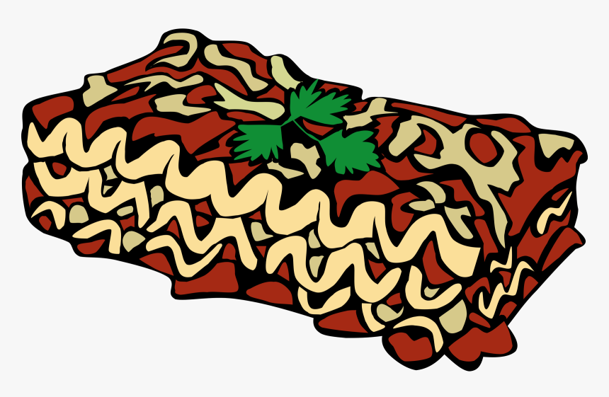Dinner Vector Animated - Lasagna Clipart, HD Png Download