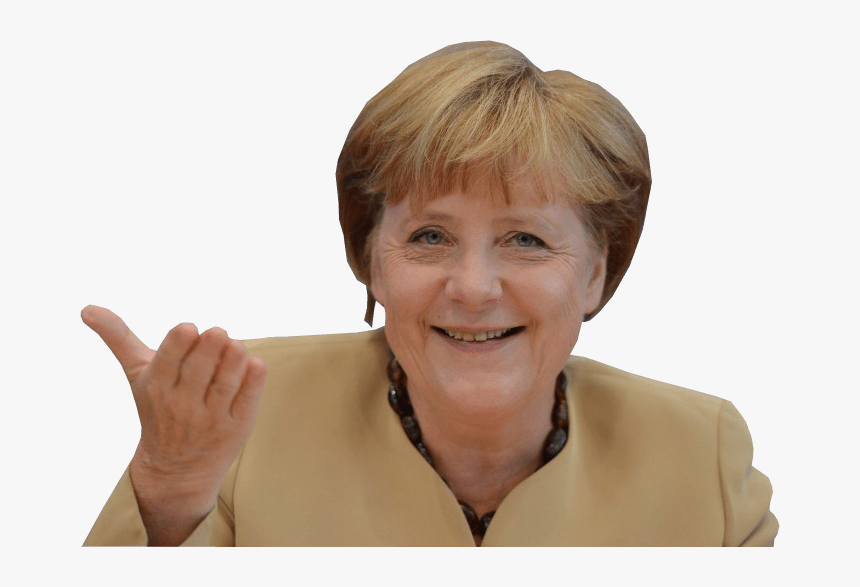 Angela Merkel White Background, HD Png Download