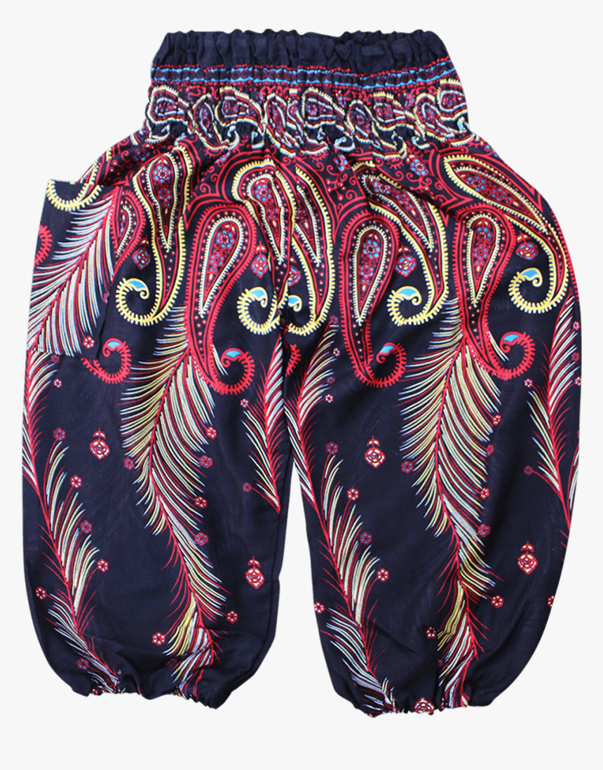 Red Feather Kids Harem Pants From Bohemian Island - Board Short, HD Png Download