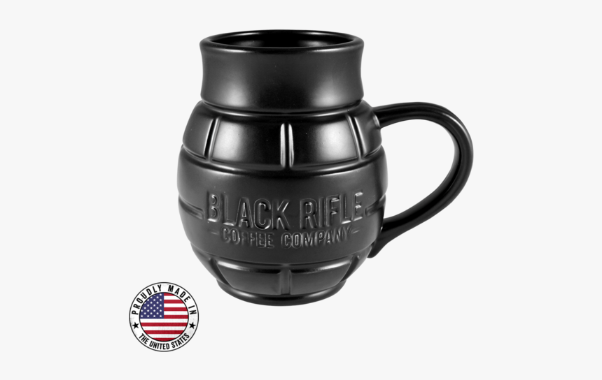 Black Rifle Grenade Mug, HD Png Download