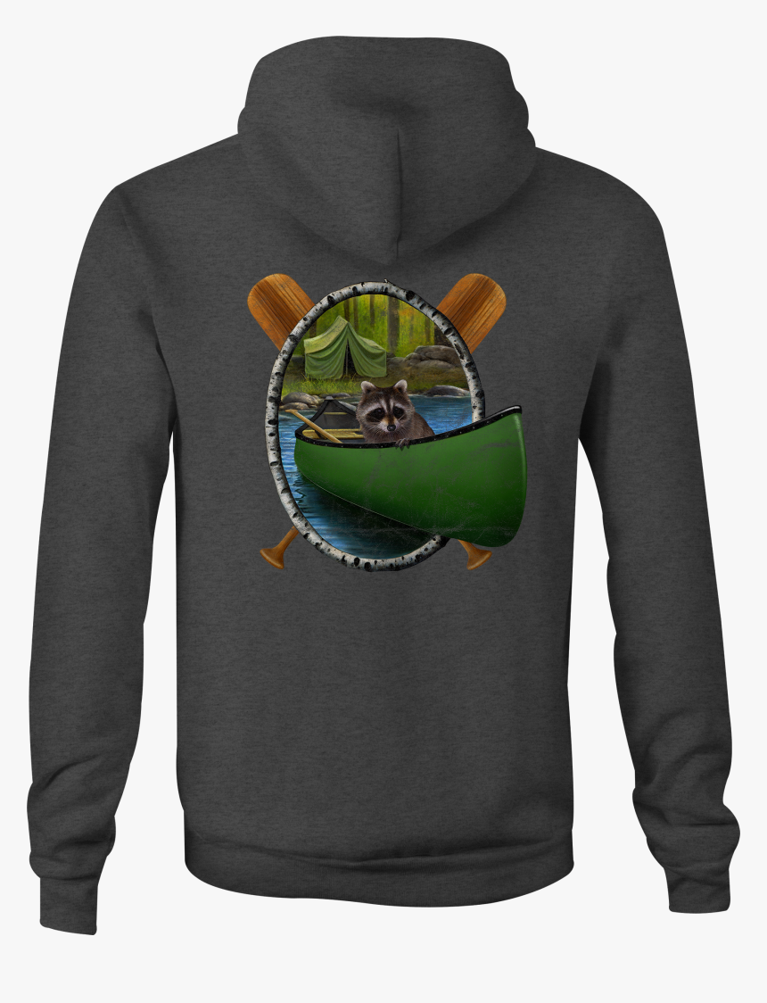 Zip Up Hoodie Raccoon Canoe Hooded Sweatshirt - Nra Hoodie, HD Png Download