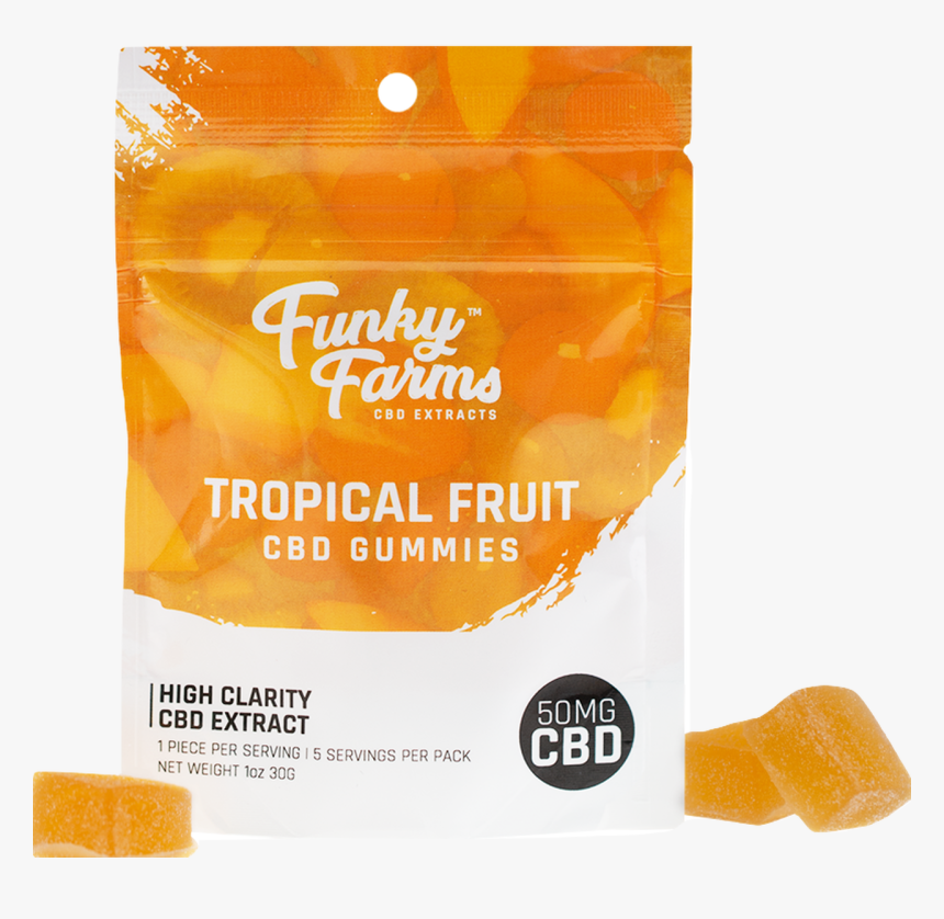 Tropical Fruit Cbd Gummies - Gummy Candy, HD Png Download