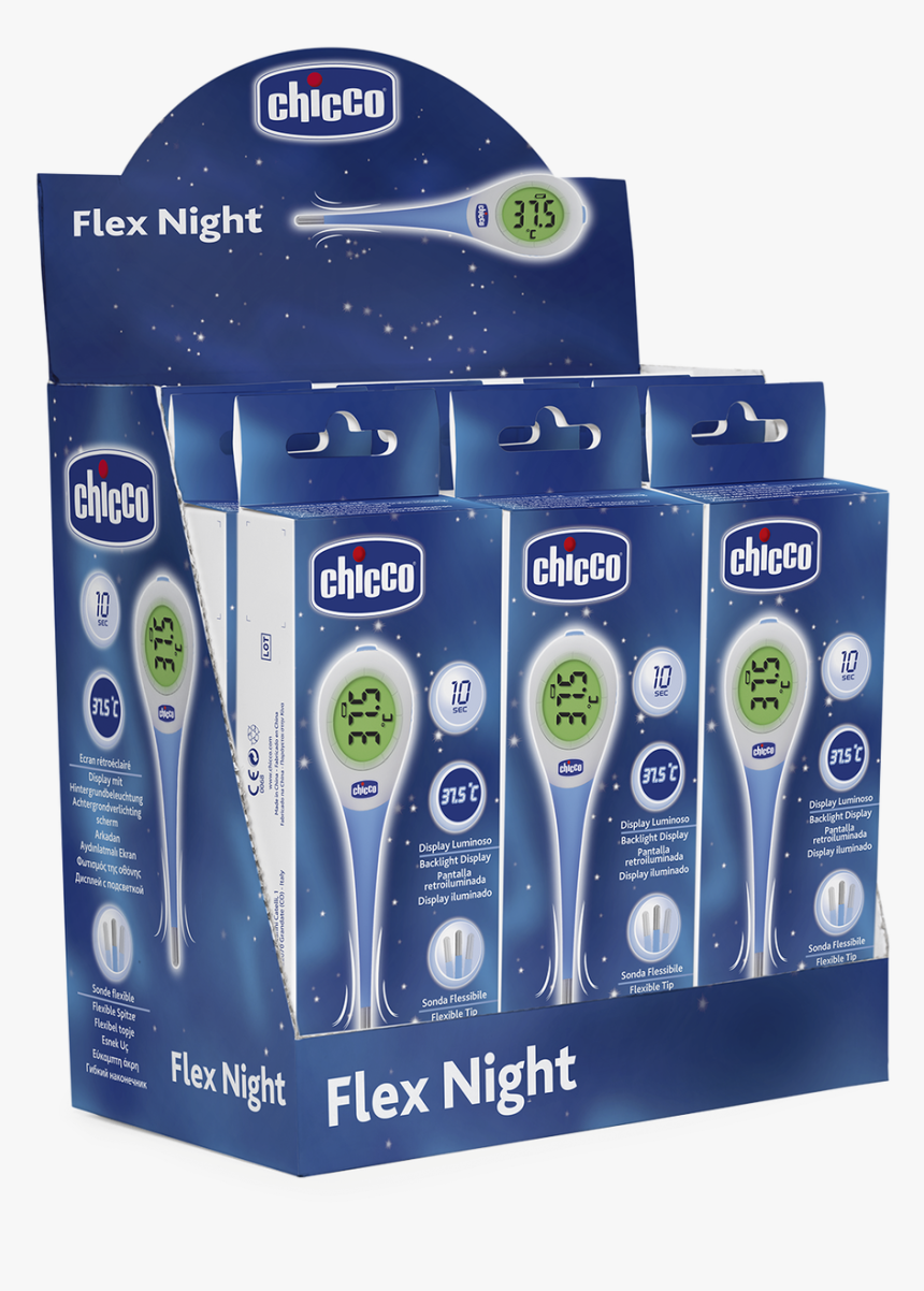 Flex Night Digital Thermometer - Bright, HD Png Download
