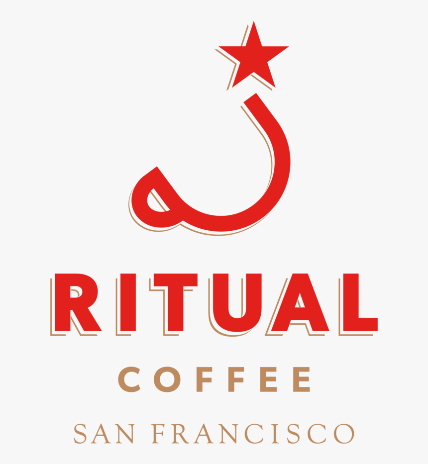 Ritualcoffeesf Redgoldonwhite 01 - Ritual Coffee Roasters Logo, HD Png Download