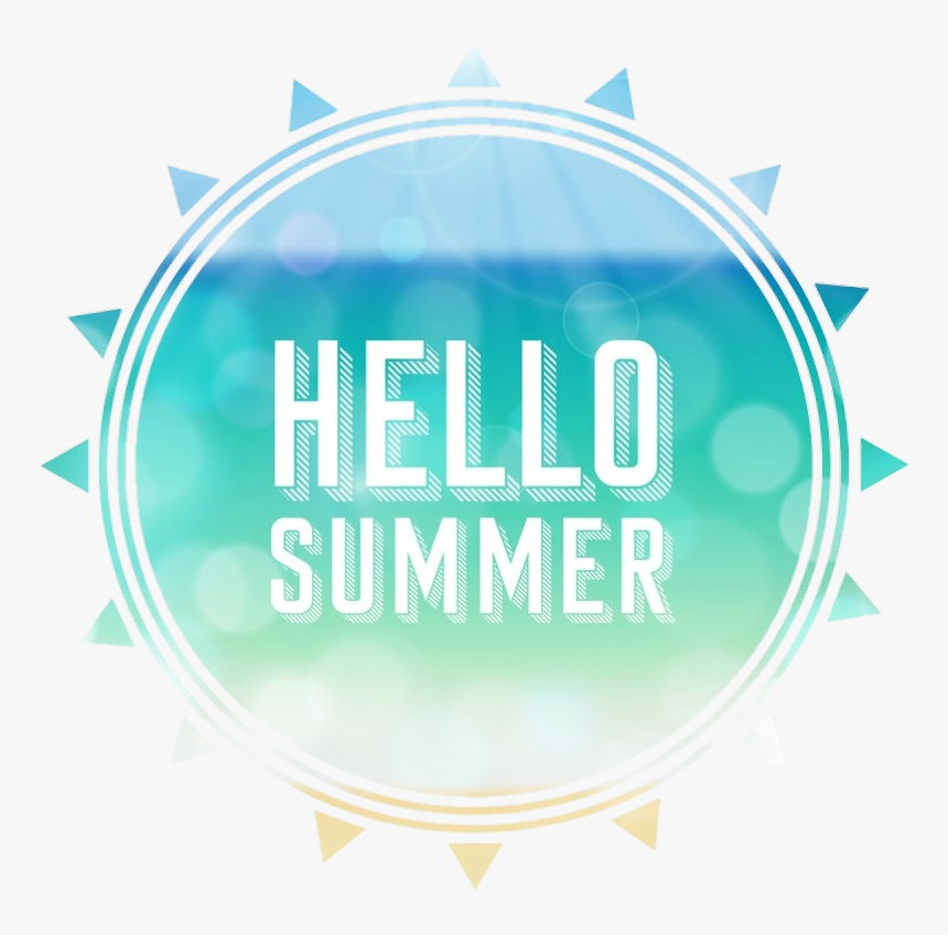 #hello #hellosummer #summer #verao #sol #sun #ola @creativelounge - Graphic Design, HD Png Download
