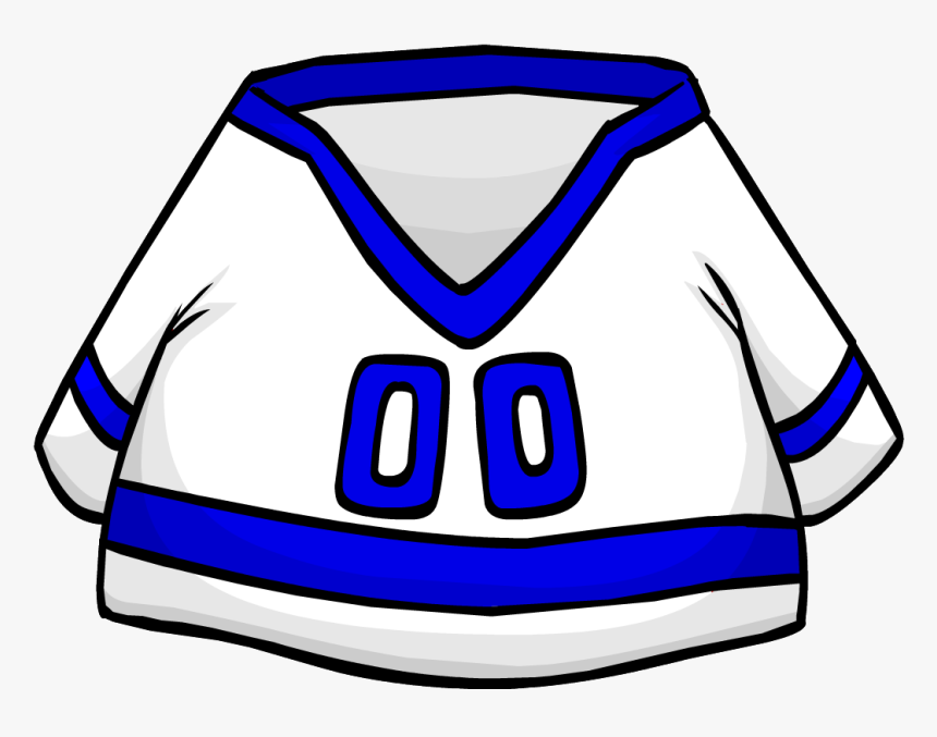 Blue Away Hockey Jersey - Jersey, HD Png Download