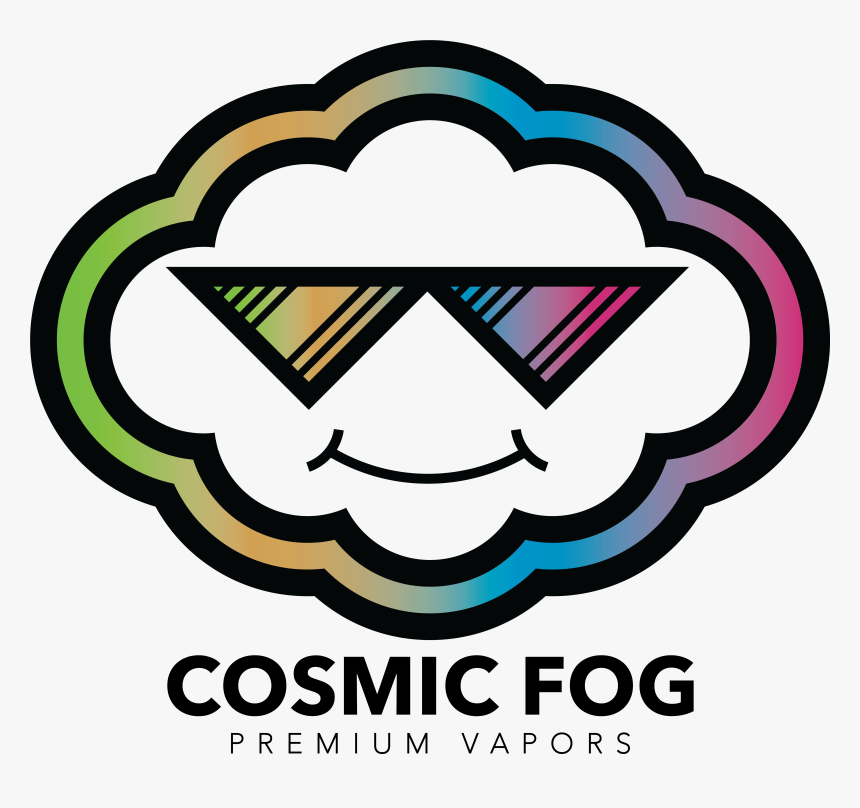 Cosmic Fog Rainbow Logo With Type - Cosmic Fog Eliquid, HD Png Download