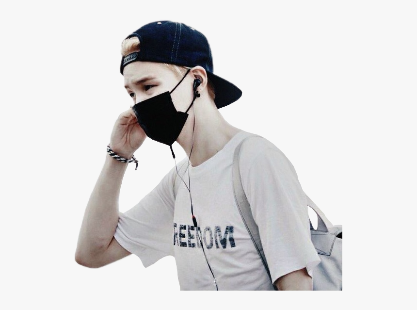 Clip Art Royalty Free Library Yoongi Agustd Bts Sticker - Bts Yoongi With Headphones, HD Png Download