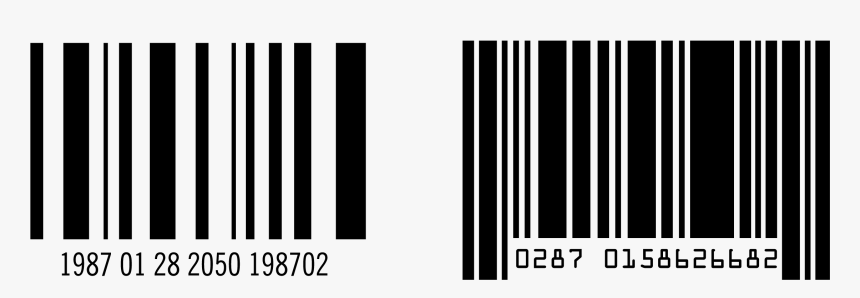 Codigo De Barra Sem Fundo Png, Transparent Png