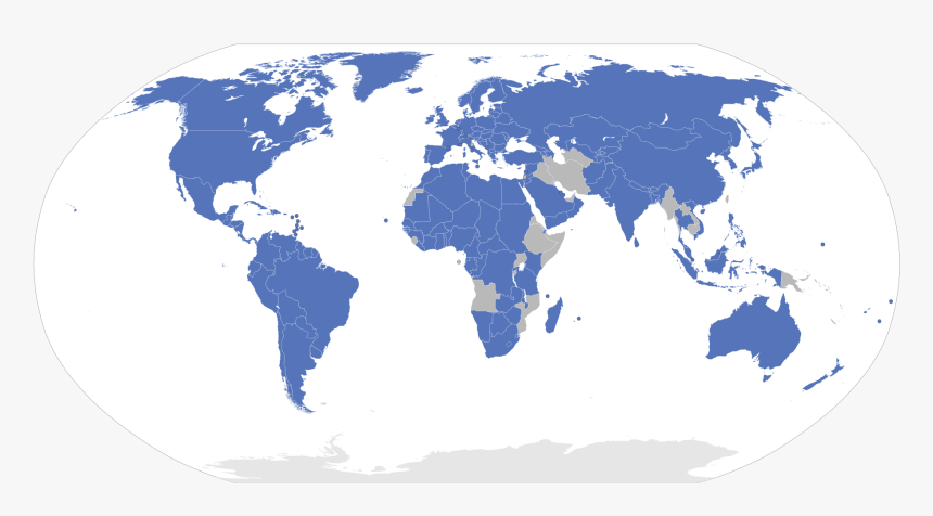 Commons Village Pump Archive - World Map Black And Blue, HD Png Download