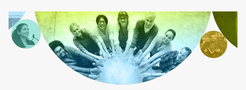 Circles Of Diverse People, HD Png Download