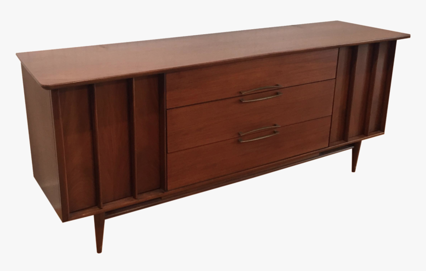 Vintage Mid Century Modern Kent Coffey Eloquence Walnut - Antique Mid Century Modern Dresser, HD Png Download