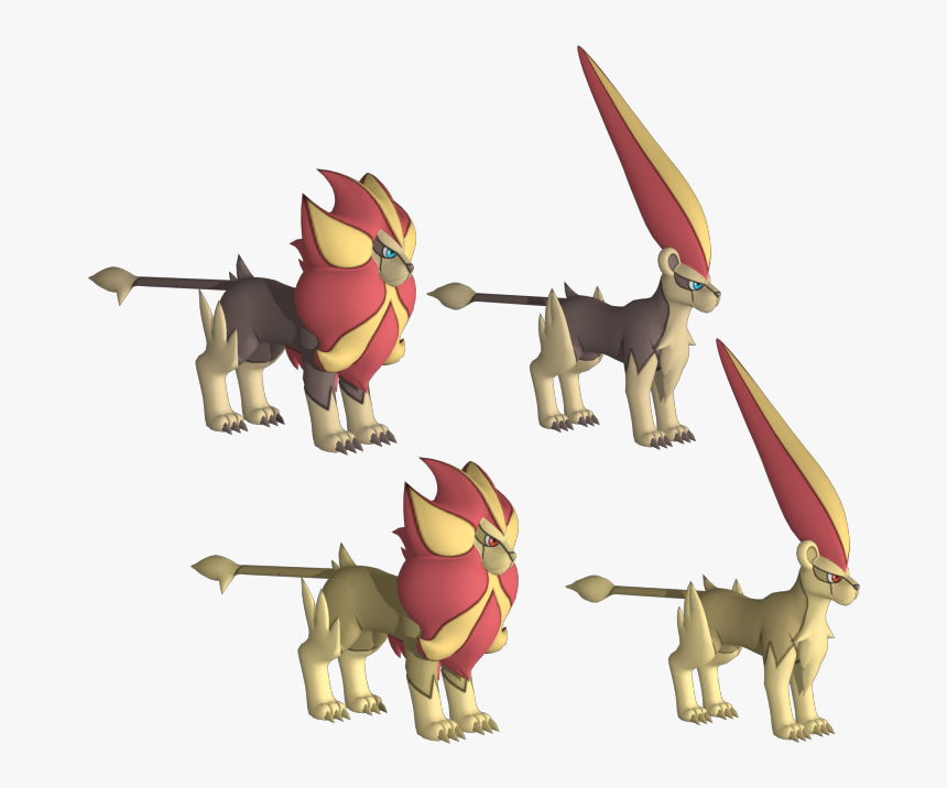 Download Zip Archive - Pyroar Pokemon, HD Png Download