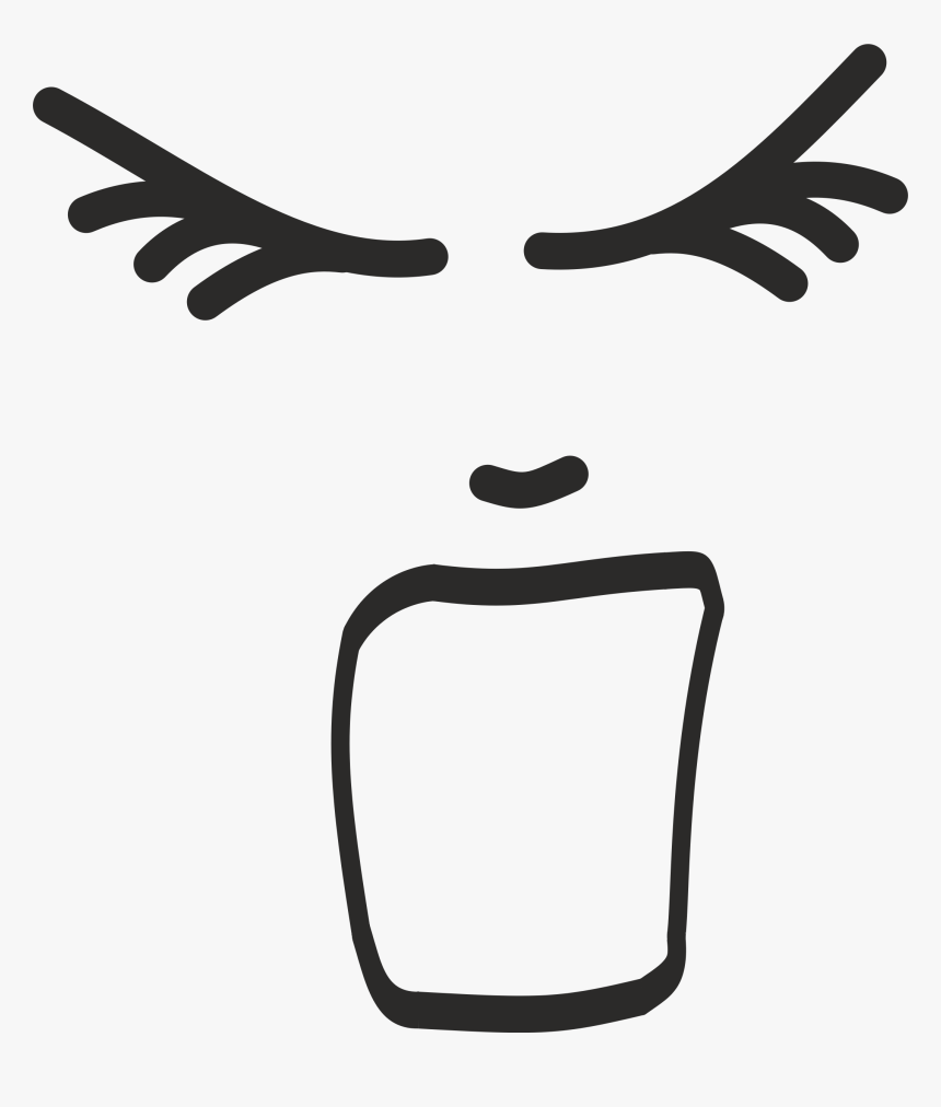 Clip Art Screaming Face - Screaming Face Clipart, HD Png Download