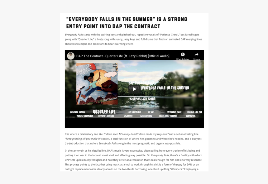 Ng/reviews/dap The Contract Everybody Falls In The - Flyer, HD Png Download