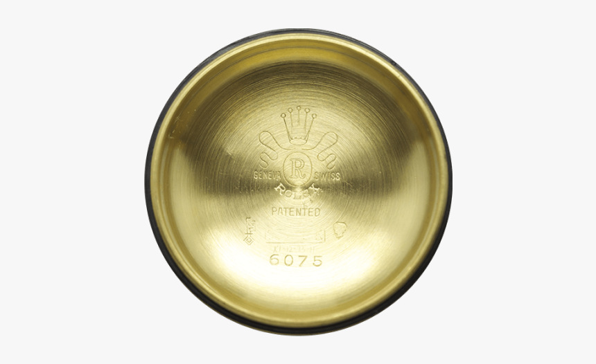 1950 Rolex 6075 Yellow Gold First Owner Racing Dial - Brass, HD Png Download