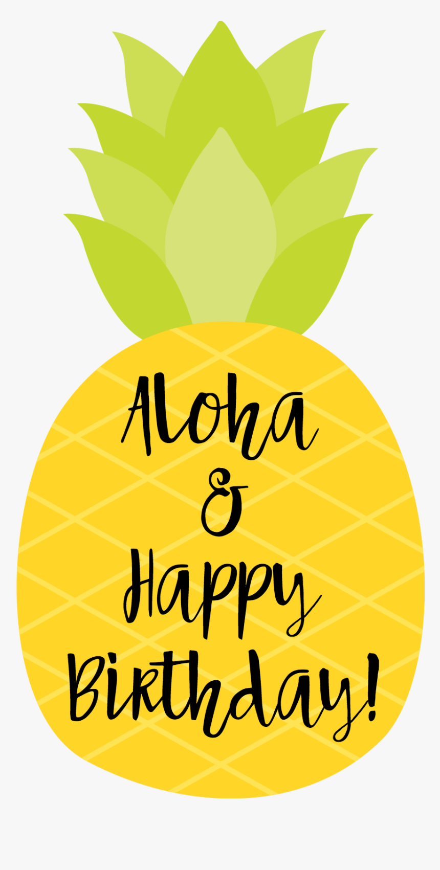 Happy Birthday Pineapple Theme, HD Png Download